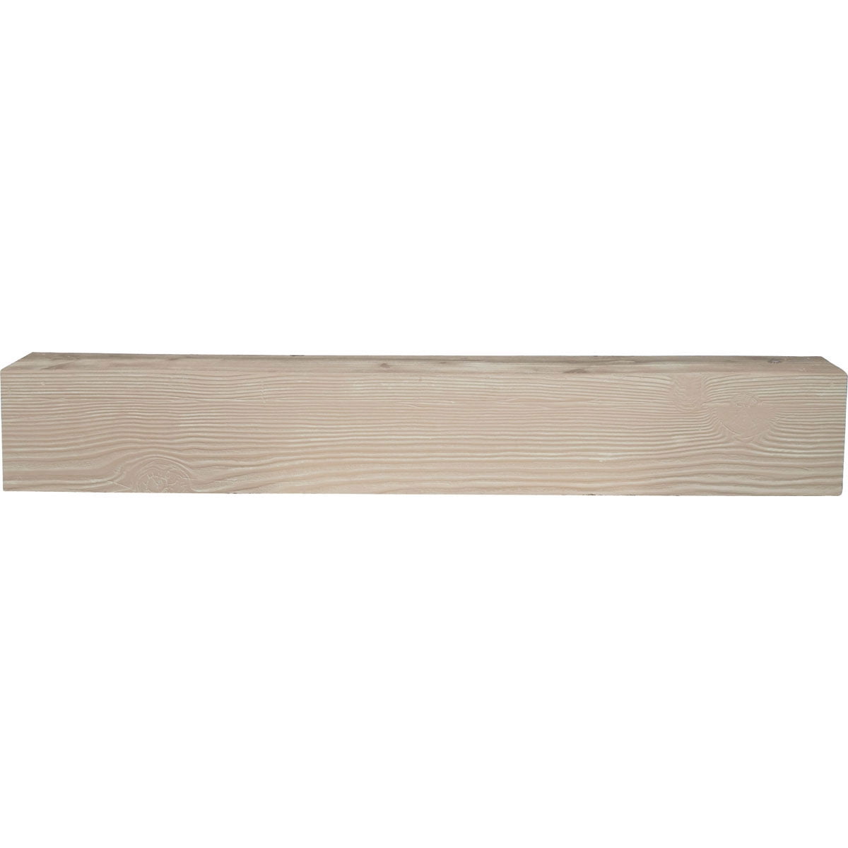 Sandblasted Endurathane Faux Wood Ceiling Beam, 3-Sided (U-beam)