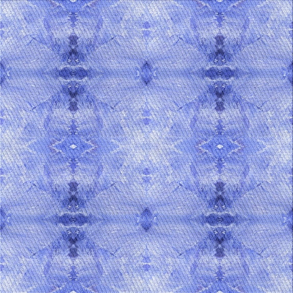 Ahgly Company Machine Washable Indoor Square Transitional Light Slate Blue Area Rugs, 4' Square