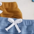 thumbnail image 5 of Quealent Toddler Baby Boy Summer Shorts Active Jogger Pants Elastic Waist Pocket Solid Color Athletic Sweatpant Harem Bottoms Brown for Size 6-12 Months, 5 of 7
