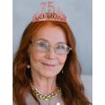 thumbnail image 6 of Meant2Tobe | 75Th Birthday Gifts For Women75Th Birthday Tiara And Sash75Th, 6 of 6