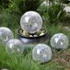 thumbnail image 3 of Luz solar para jardín: luces de bola de cristal agrietadas. Luces solares decorativas para jardín al aire libre. Luces solares de pasarela. Para jardín, patio, Lawm, decoración de fiesta al aire libre Zhivalor WMZY-1162-1, 3 of 7