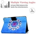 thumbnail image 5 of All-New Fire HD 10 Case 2021, New Fire HD 10 Plus 11th Generation 2021 Case with Card Slots, Allytech Premium PU Leather with TPU Back Flip Stand Scratch-Free Case with Auto Wake Sleep, Blue Mandala, 5 of 7