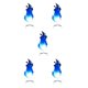 thumbnail image 3 of Kearding Artículos de fiesta Accesorio de Halloween con luces LED fuertes y brillantes Luces LED Efectos impresionantes azul Type2 NO2, 3 of 6