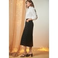 thumbnail image 3 of Jessica London Women's Plus Size Classic Cotton Denim Midi Skirt Pockets Long Jean Skirt, 3 of 4