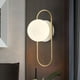 thumbnail image 3 of Apliques de pared modernos Lámpara de pared Pantalla de vidrio Luminaria Iluminación Accesorios LED con blanco 32x10x15.5cm, 3 of 9