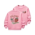 thumbnail image 1 of ZACPNCV Chandails en Molleton à Manches Longues pour Filles, Col Rond, Rose, 9-10 Ans, 1 of 6