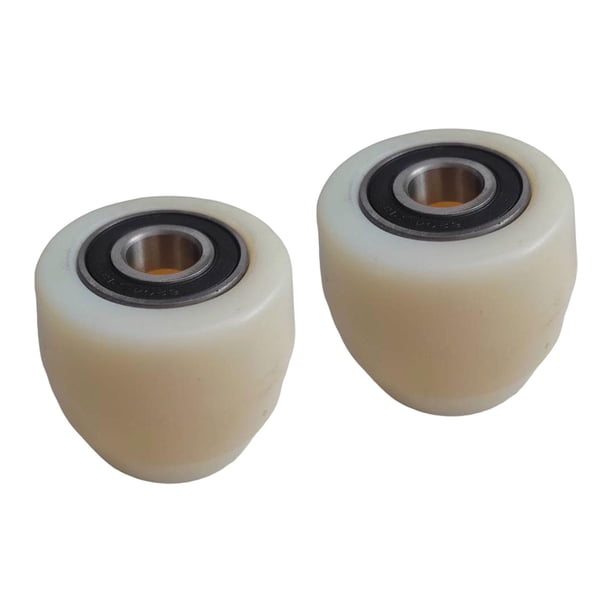 Rueda de rodillo de carga 2x Rueda de la rueda de camión CNC Rueda de guía para camión de paletas 80 mmx70 mm