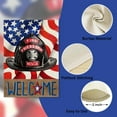 thumbnail image 3 of Welcome Firefighters Helmet Decorative Garden Flag, Fireman Emergency Rescue Alert Fire Department Yard Outside Decorations, American Flag Memorial Outdoor Small Home Decor Double Sided 12x18, 3 of 6