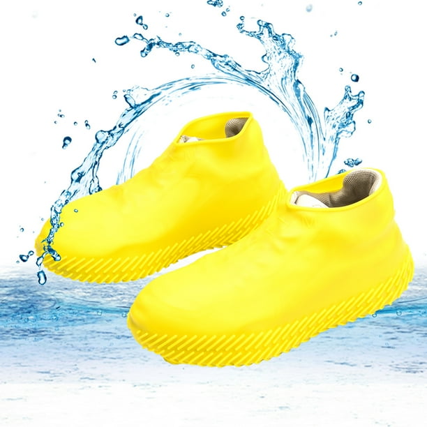 Rain Shoe Covers, Waterproof Reusable Silicone Shoe Covers NonSlip
