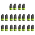thumbnail image 3 of Juego móvil Mangas para los dedos Transpirable A prueba de sudor Cubiertas elásticas para juegos 24Pin Knitting Portable Gamer Guantes Negro Verde 10 pares Yuarrent EL015119-03, 3 of 6