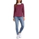 thumbnail image 2 of INSPIRAR CHIC Blusa de Manga Larga para Mujer con Cuello de Muñeca y Rayas en Contraste, Cierre Elástico en la Parte Posterior, Blusa Casual M Azul Klein, 2 of 6