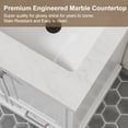 thumbnail image 5 of Eclife 48'' Fully Assembled Double Sink Bathroom Vanity with Engineered Marble Top, Faucet Mirror Not Included, 5 of 12