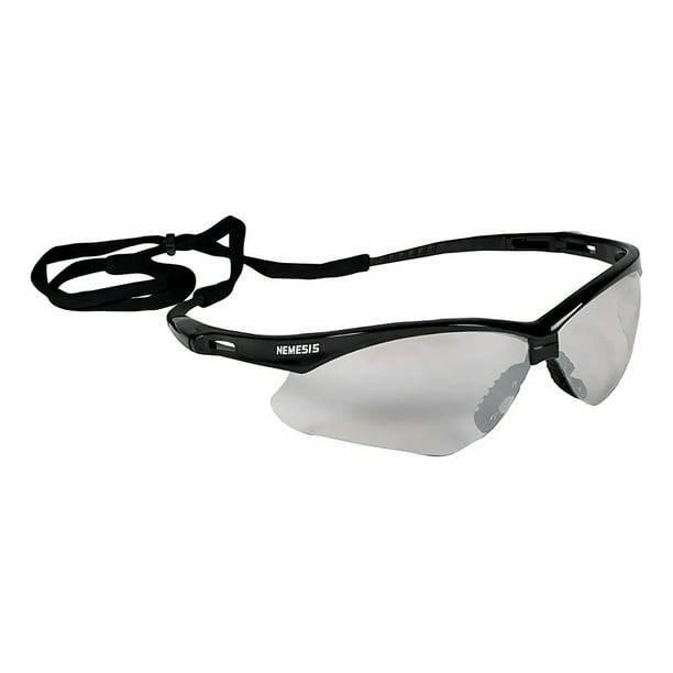 Anteojos de sol Nemesis De protección talle Unitalla diseño Deportivo armazón negro y lente espejo