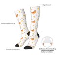 thumbnail image 4 of Fotbe Funny Chicken Calcetas Divertidas Estampadas para Hombre y Mujer, Calcetas de Algodón hasta la Rodilla para Caminar, Correr, Enfermería y Embarazo, 4 of 6