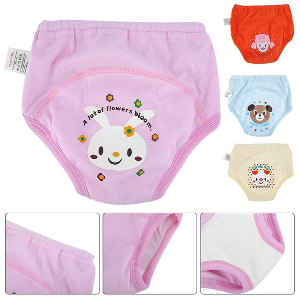 Sonew 4Pcs Anti Leakage Baby Cartoon Training Pants 4 Layers Waterproof  Toddler Diaper Pant, Baby Anti Leakage Pants, Toddler Training Pants 