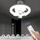 thumbnail image 4 of Likrtyny Ventilador Techo Moderno Con LED Control Remoto (3 Colores Con Extensión), 4 of 9
