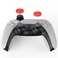 thumbnail image 2 of Thumbsticks for PS4 & PS5, 4 Pairs/8 Pcs Replacement Silicone Thumb Grips, Joystick Protective Cover for PS4 & PS5 Controllers, 2 of 5