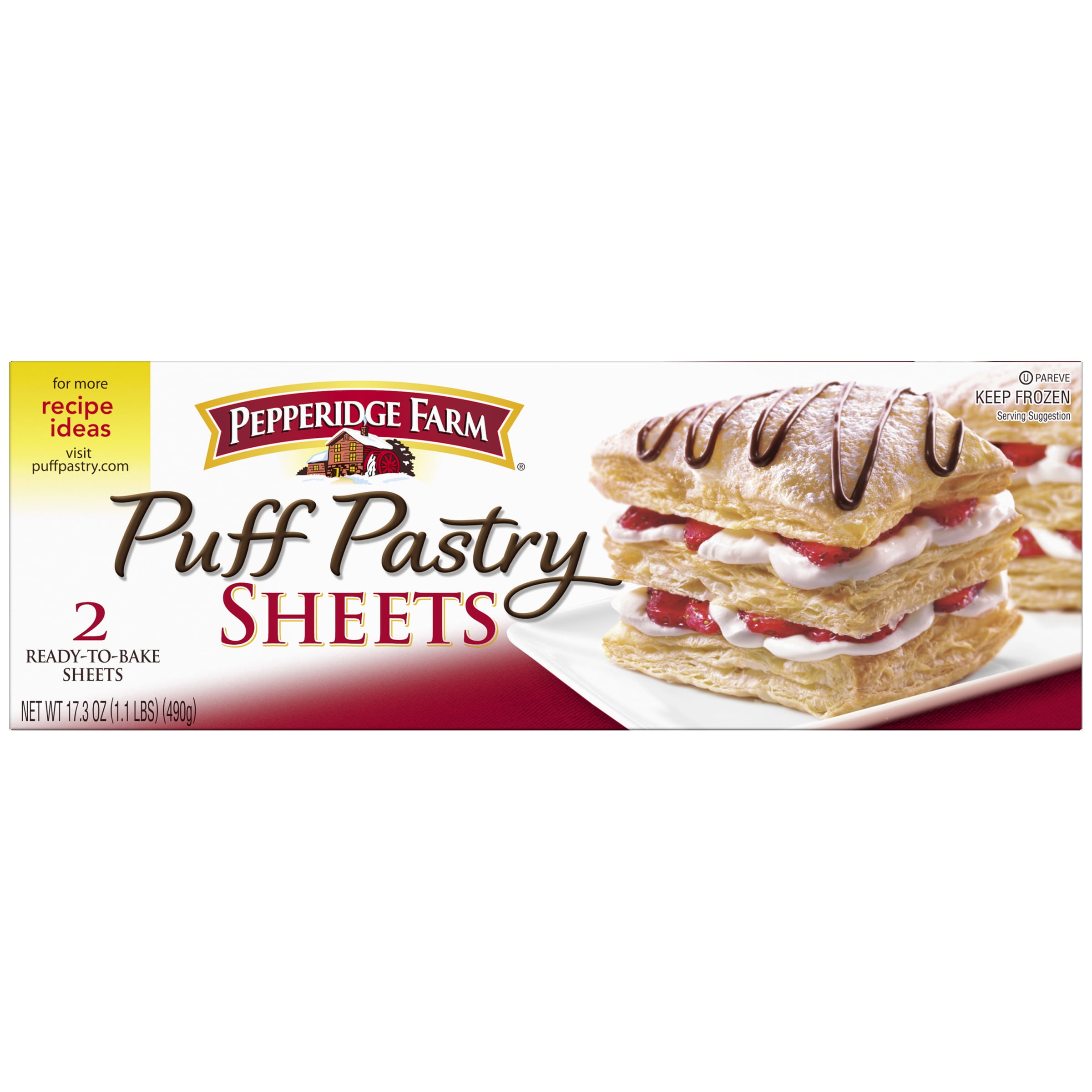 Pepperidge Farm Puff Pastry Frozen Sheets Pastry Dough 2 Count