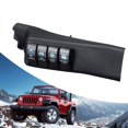 thumbnail image 2 of Bleu un Kit de Panneau de Commutation Pilier 4 LED Pod Main Gauche pour pour Wrangler 11-18 JK, 2 of 6