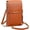 Brown-1pcs, variant on Women's Touch Screen Mobile Phone Messenger Bag, 2026 Anti-Theft Leather Messenger Bag RFID Block Mobile Phone Purse