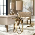 thumbnail image 2 of Uttermost Montrez Contemporary Metal Accent Table in Gold Finish, 2 of 4