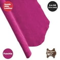 thumbnail image 2 of ELW Garment Splits Suede 2-4 oz 1-1.6mm Fuchia Pre-Cut Piece 1-3 SQ FT 2 PCS Bundle - Silky Buffed Leather AB Grade Cowhide - Perfect For Auto Garments Chaps Bags Vest Aprons Saddles Moccasins, 2 of 9