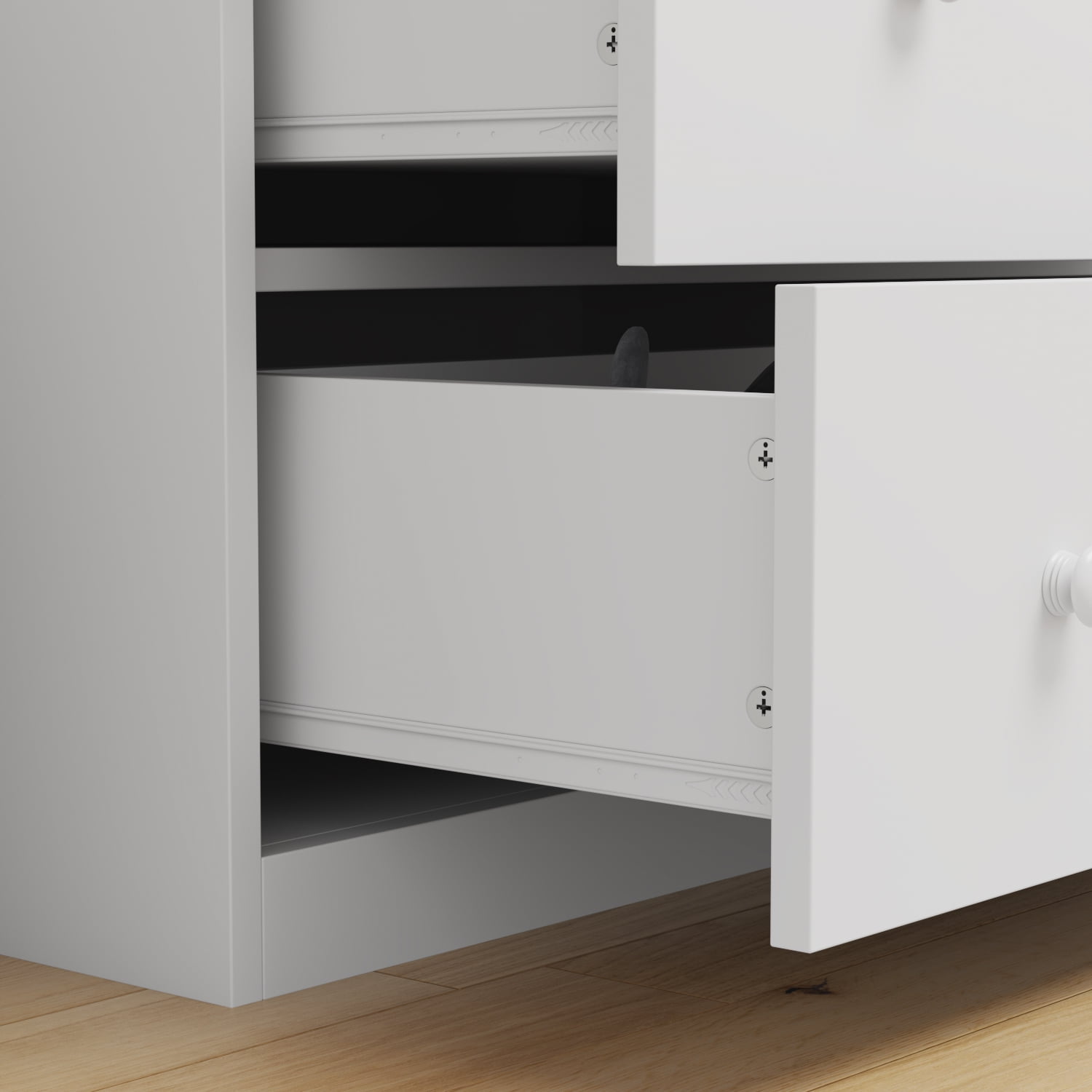 KULAGAGA 5 Drawer Universal Dresser, Storage Dresser Chest with Open storage compartment, Baby Changing Table Ideal for Nursery, Toddlers and Kids rooms