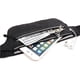 thumbnail image 4 of Riñonera para deportes al aire libre, cinturón ligero ajustado al cuerpo, bolsa impermeable para teléfono móvil, bolsa para correr neutra, color negro, 4 of 6