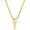 Tiny gold cross: 0.79" * 0.39", variant on Cross Necklace for Men, Mens Cross Necklaces with 2.5mm Rope Chain, Stainless Steel Pendant Chain 16-28 Inch