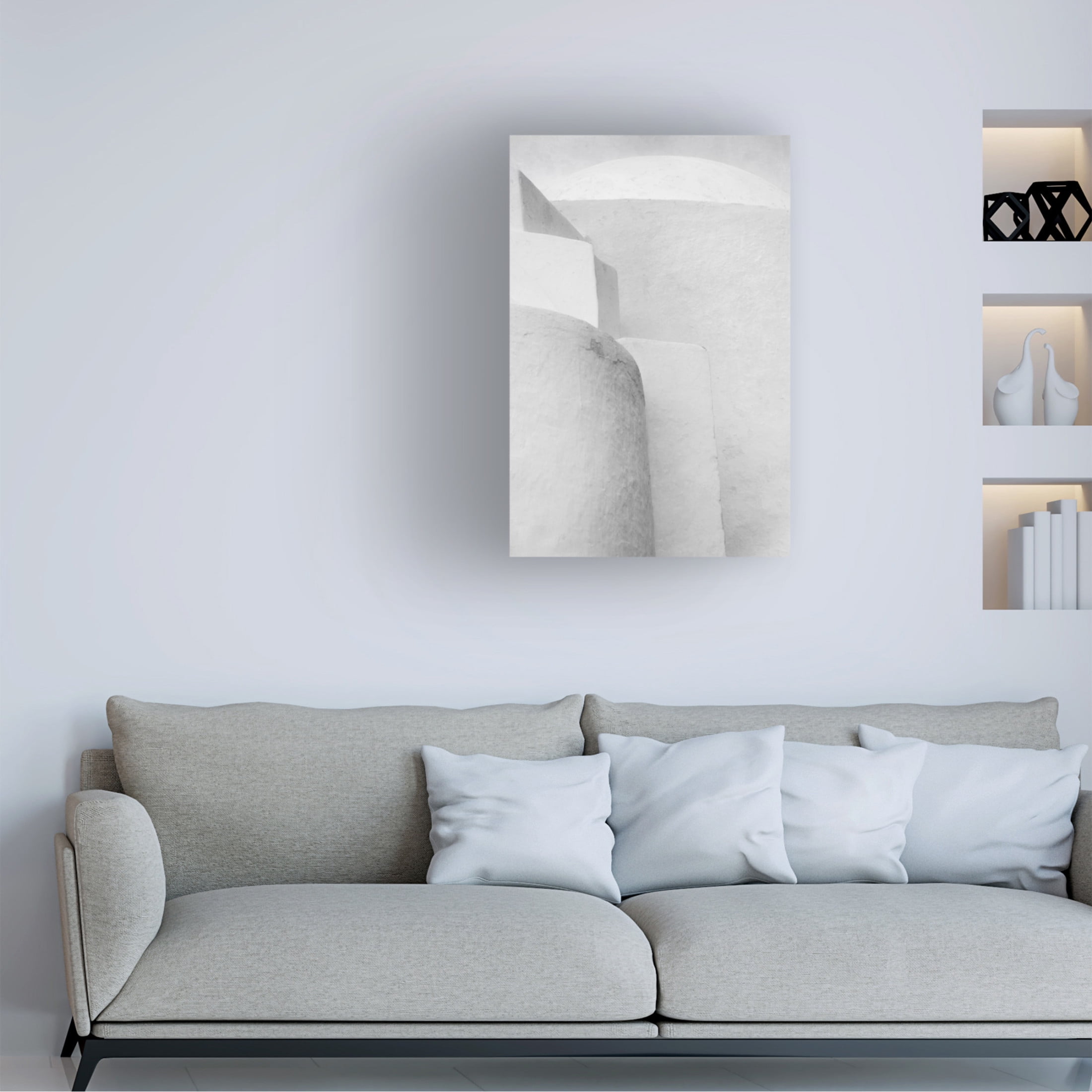 Trademark Fine Art George Digalakis Shades Of White Canvas Wall Art