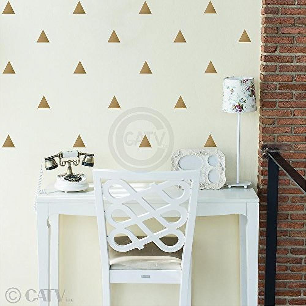 Triangle Self Adhesive Decals Triangles Wall Pattern Vinyl Decal