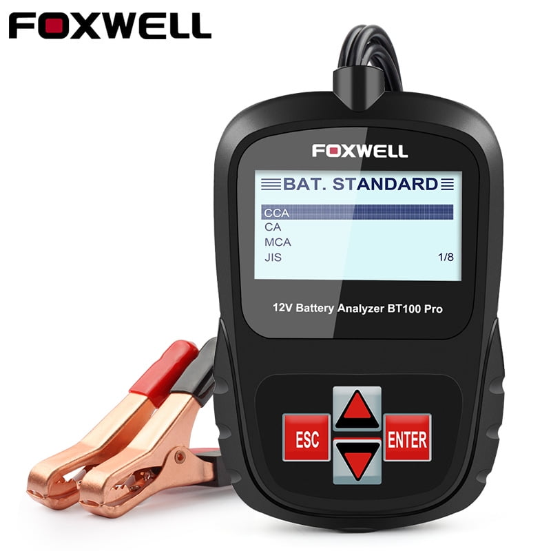 FOXWELL BT100 PRO 12V Car Battery Tester OBD2 Cars Batteries Analyzer