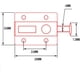 thumbnail image 5 of 4 piezas de pestillo automático para puerta de armario o ventana con resorte, pestillo para puerta de cajón de armario o mueble con botón de resorte, 5 of 5