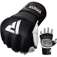 thumbnail image 3 of RDX Cow Hide Leather MMA Grappling Gel Gloves Cage Fighting UFC Sparring Glove Training T1, 3 of 11