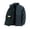 (New15)Dark Blue, variant on Fleece Jacket for Men Plus Size Stand Collar Zip Up Outerwear Sherpa Lined Patchwork Utility Coat with Multi Pockets for Winter