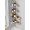 Silver, variant on Tension Pole Shower Caddy Corner for Bathroom, Adjustable 25in-114in Floor to Ceiling, Standing Shower Tension Rod Organizer, 4 Tier Storage Shelves with Hooks, Black
