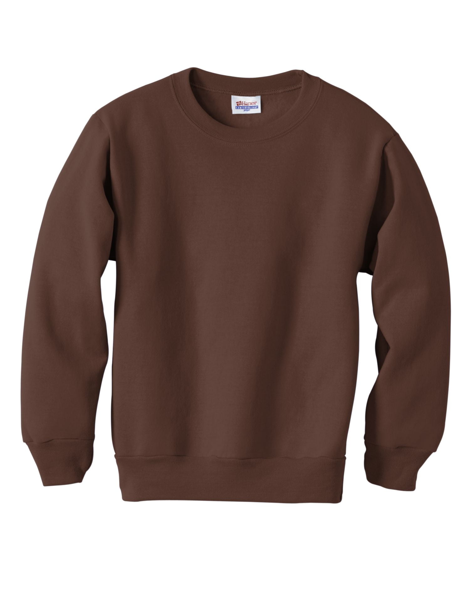 Hanes Big Boys Crewneck Long Sleeve athletic shirts - Walmart.com