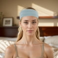 thumbnail image 6 of Unique Bargains 1 Set Breathable Headband with Wristband Sweat Headband for Sport Sky Blue, 6 of 6