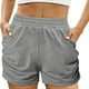 thumbnail image 2 of Pantalones cortos deportivos informales Augper para mujer con bolsillos sólidos, 2 of 7