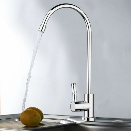 Link Filter Tap - 360° Reverse Osmosis RO Modern Style Chrome Non Air Gap Water Filter Faucet Tap