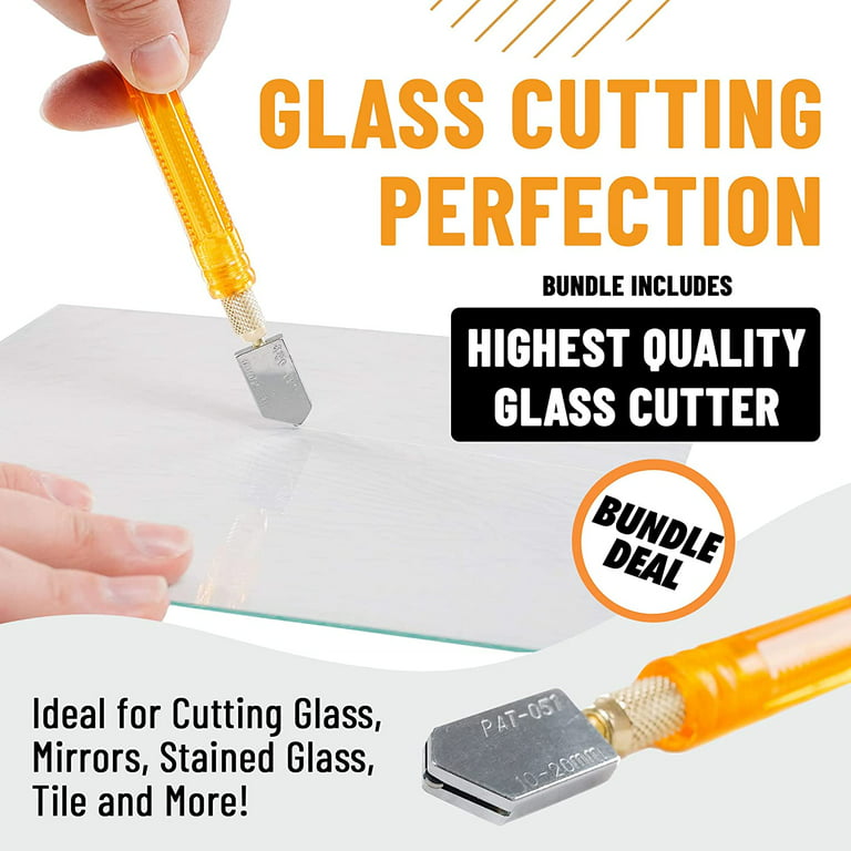 Glass Cutting Cutter, Glass Cutter, Glass Circle Cutter Glass Cutter Kit  For Hobbyists Outdoor Home Professional Glass Cutters 