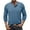 Blue, variant on Men'S Tops, Henley Shirts, Casual Long Sleeve Button-Up Tops With Contrast Stitching, Relaxed Fit Soft Fabric Tees For Daily Wear Casual Shirts Slim Fit Compression Shirt (XXL, White) ZManTrek