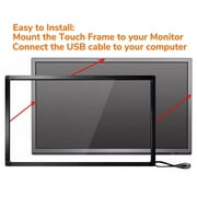 Chengying 32 inch Multi-Touch infrared touch frame IR touch panel Infrared touch overlay, Sizes 15 to 110 - Suitable for Touch monitor, Touch screen, Touch whiteboard