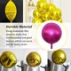 thumbnail image 5 of Naiovety Globos de cumpleaños, película de aluminio, superficie lisa, casa, globo, decoración de habitación, Kit, arreglo de ambiente, accesorios para Kits de decoración para fiestas Rosa roja Naiovety HA062117-10, 5 of 6