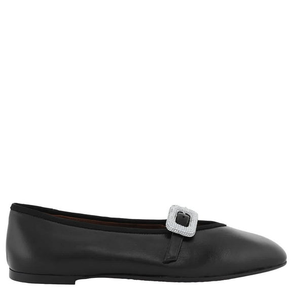 Giuseppe Zanotti Georgia Buckle Mary Jane Ballet Flats, Brand Size 36 ( US Size 6 )