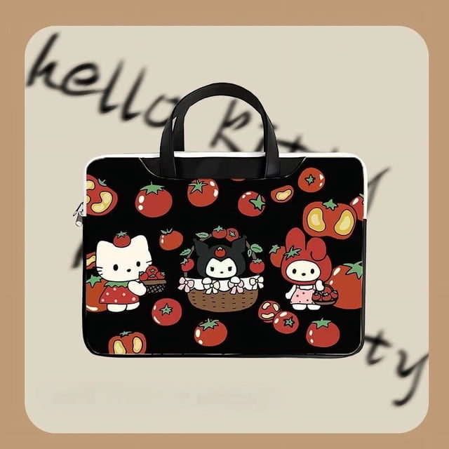 Sanrio Hello Kitty Laptop Bag Kawaii Cartoon Waterproof Shockproof Soft Cover Case for 15.6 16 inch Notebook Computer Case-5款||16寸