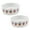 Rainbow Paw, variant on Bone Dry Ceramic Pet Collection, Small Set, 4.25x2, Smiley Face, 2, Count