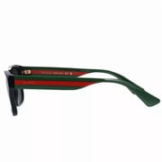 Gucci Polarized Grey Rectangular Mens Sunglasses GG0341S 002