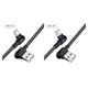 thumbnail image 2 of Moyic Cable de carga rápida Cable de datos de ángulo de 90 grados con luz, reemplazo para Android Micro Mobile Cable, negro, 2 m Type2 NO2, 2 of 6