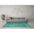 thumbnail image 3 of Ahgly Company Indoor Rectangle Persian Turquoise Blue Traditional Area Rugs, 4' x 6', 3 of 4